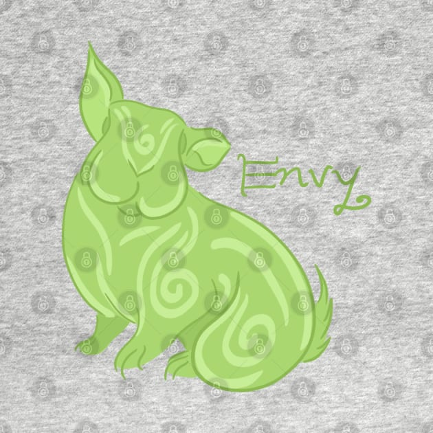 Seven Deadly Rabbits Series - Envy (text) by babygunz47